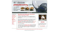 Desktop Screenshot of discoverpressurecooking.com